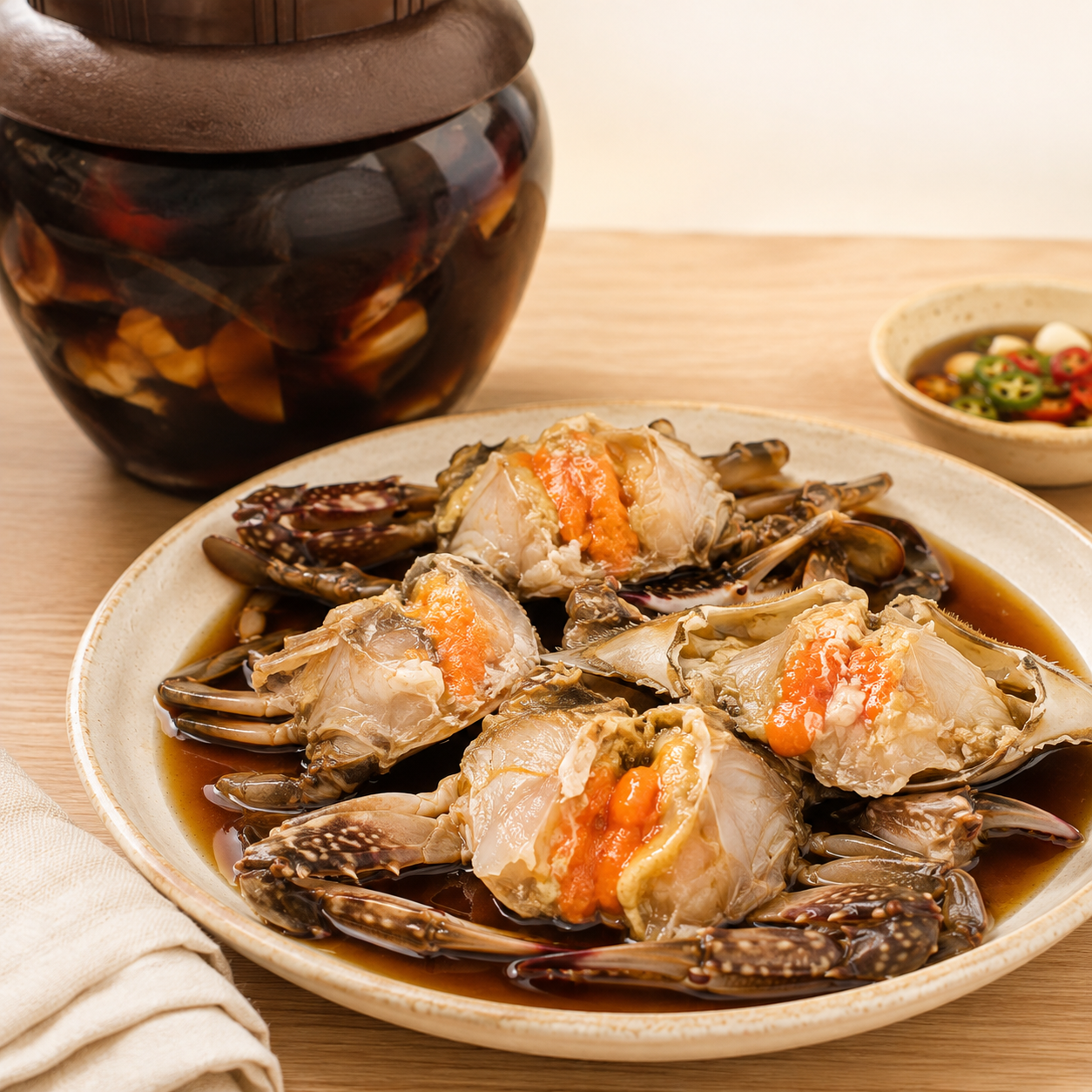 국내산 진도 알배기 암꽃게 간장게장 2kg